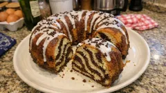 Ciambella zebrata: So gelingt dir ein saftiger Zebrakuchen mit schönen Streifen